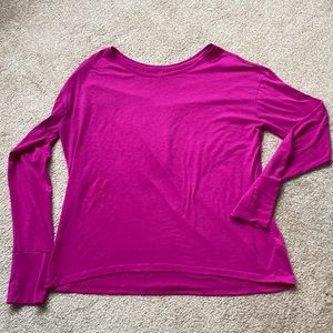 Athleta long sleeve pink top. Great condition!